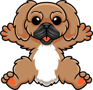 可爱小狗卡通形象