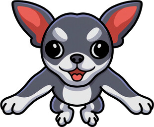 可爱吉娃娃卡通形象