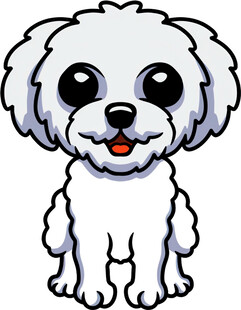 可爱卡通小狗形象