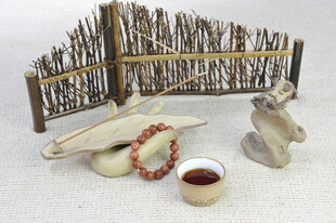 中式禅意摆件组合展示