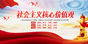 社会主义核心价值观宣传图