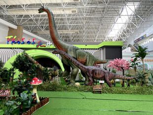 室内恐龙景观展示