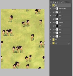 卡通动物图案设计素材