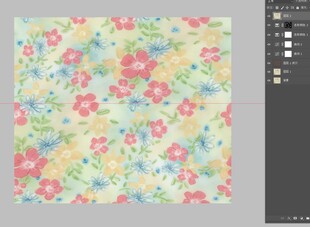 清新花卉图案背景