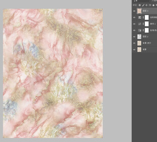 多彩花卉图案设计