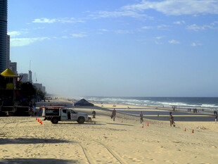 黄金海岸海滩风光