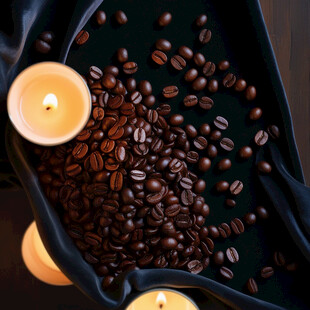 高清咖啡豆摄影