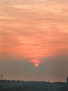 日落时分的美丽天际线