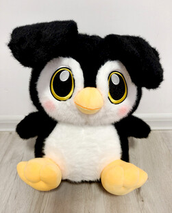 可爱企鹅毛绒玩具