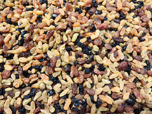 多样干果混合展示