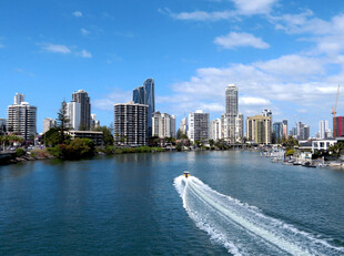 黄金海岸城市风光