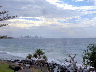 海滨城市美丽海景风光