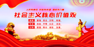 社会主义核心价值观宣传图