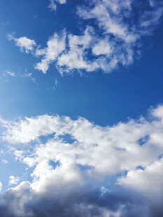 蓝天白云美景