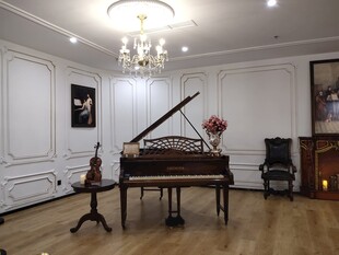 优雅钢琴房尽显高雅格调