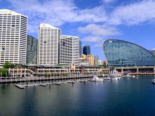 悉尼港城市天际线美景