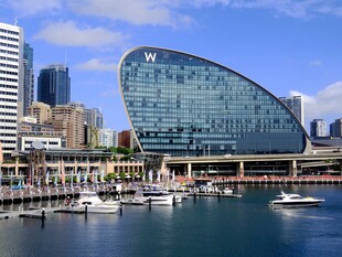 悉尼港湾现代建筑景观