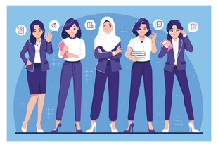 职场女性团队风采展示