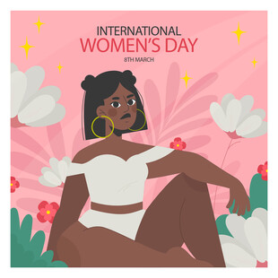 国际妇女节女性插画
