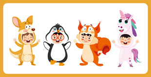 可爱动物卡通形象大集合