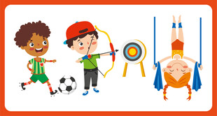 儿童多样趣味运动场景