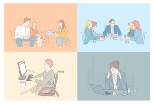 多样办公场景展示