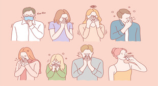 多样表情的人物插画