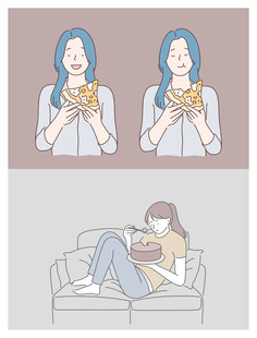 女孩的惬意阅读时光