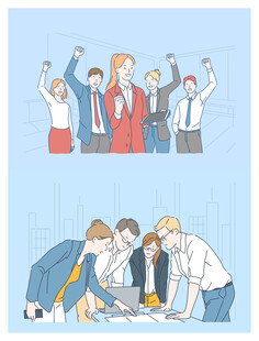 医护团队急救与庆祝时刻