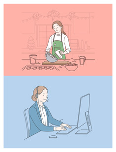 职场女性的不同工作场景