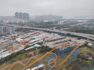 城市交通枢纽俯瞰景观