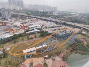 城市交通枢纽全景俯瞰图