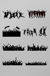 人物剪影素材集合