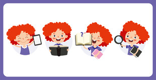 红发女孩的趣味学习时刻