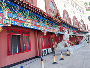 中式古建筑街道景观