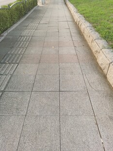 户外水泥铺设的平坦步道