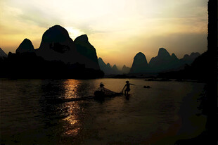 漓江黄昏