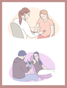 温馨医患互动场景