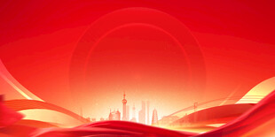 红色背景
