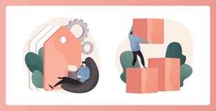 创意家居装饰插画