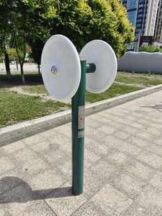 户外双盘状健身器材