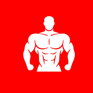 肌肉男形象 力量感十足