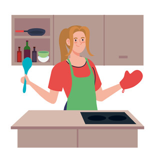 女士厨房烹饪手持工具