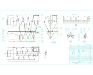 卧式旋风水膜除尘器