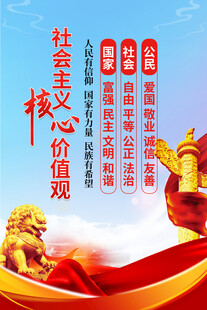 社会主义核心价值观宣传图