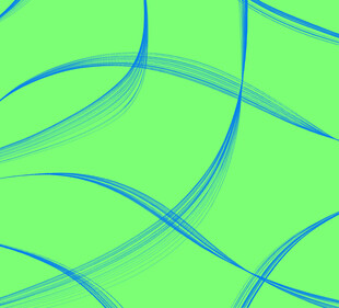 蓝绿线条交织抽象背景图