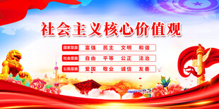 社会主义核心价值观宣传图