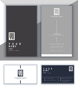 简约商务名片设计模板