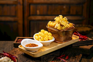 美味爆米花配特色蘸料