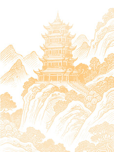 古风山水楼阁图